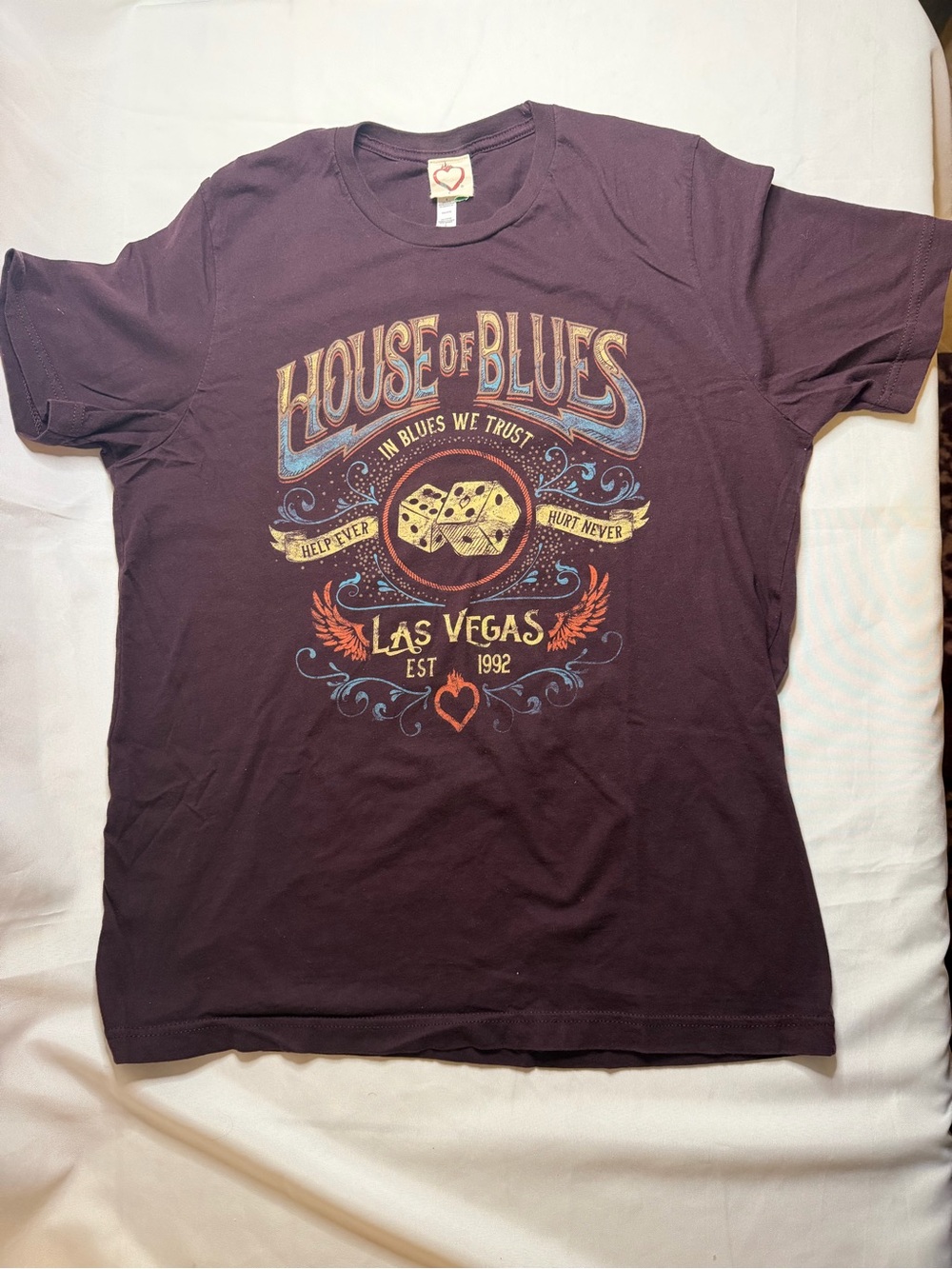 House of Blues Las Vegas Graphic Tee - Plum